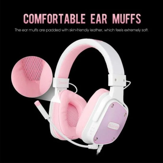 Sades Dpower Gaming Headset SA-722 - Pink